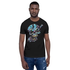 He's Looking at You Skull Short-Sleeve Men's T-Shirt