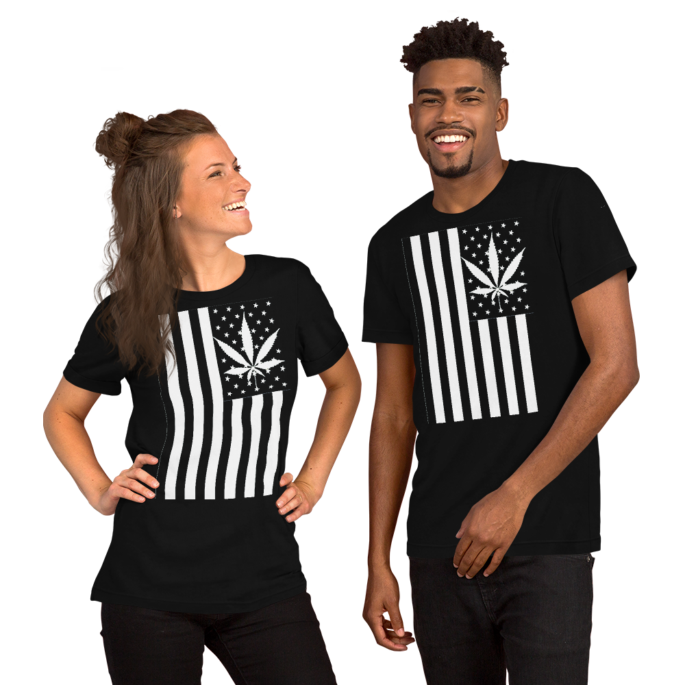 Weed Flag USA T-Shirt